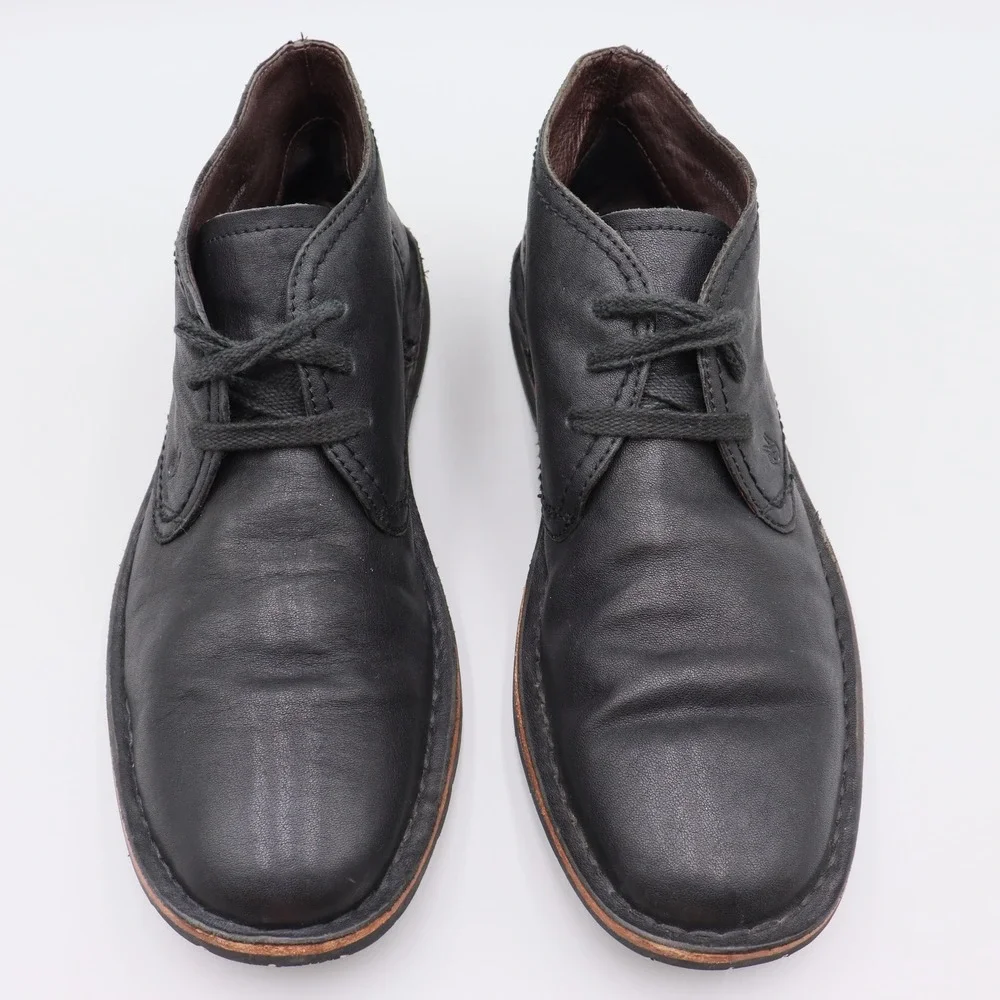 John Varvatos USA Hipster Chukka Boots Mens Black Leather Size 9.5 US F505L4B